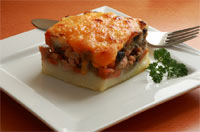 Pastel de carne y batatas