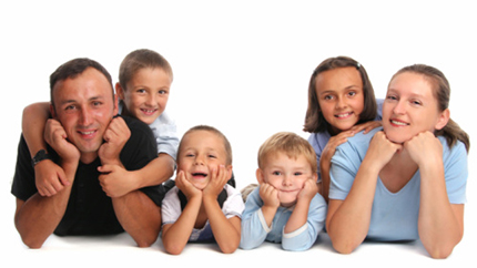 Pareja e hijos en familias ensambladas