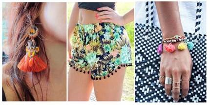 �Pompones en tu look? 