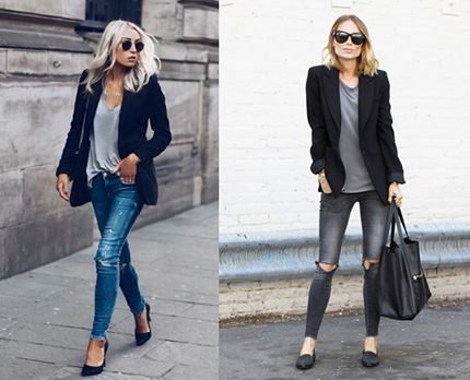 Lo cool que resulta ser un blazer negro