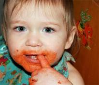 Cocina y habilidades de ni�os peque�os 