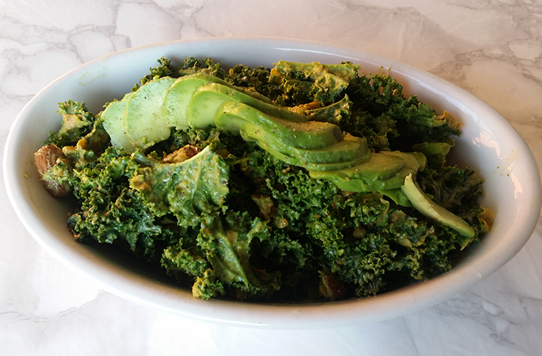 Ensalada cremosa de kale