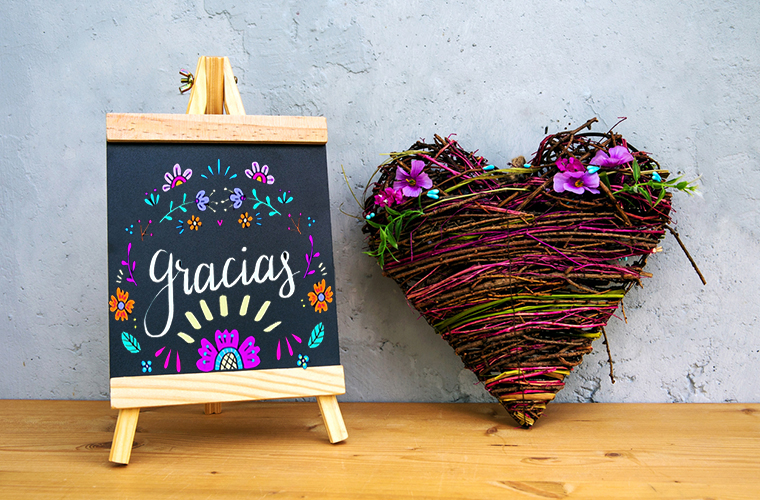 Hoy deseo darte las gracias...