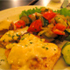 Pescado al horno con muzzarella