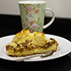 Torta de coco y dulce de leche