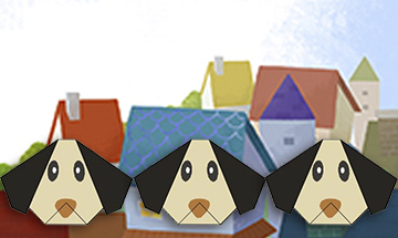 Perrito de origami: propuesta para realizar con los m�s peque�os