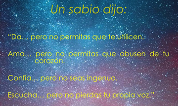 Porque me quiero, me respeto