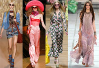 Estilo Bohemio, junto a la maxifalda y los maxi vestidos