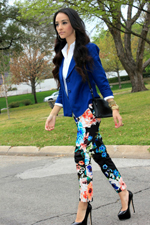 5. Pantal�n en floral print