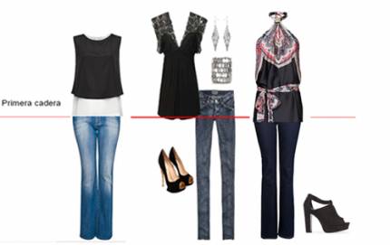 Ejemplos de prendas para usar con figura tipo forma de pera