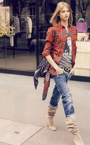 1) La camisa de tartn