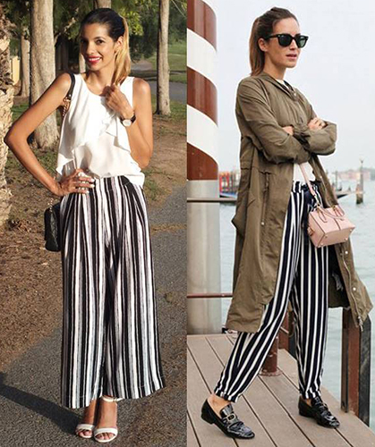 6. Estampado a rayas